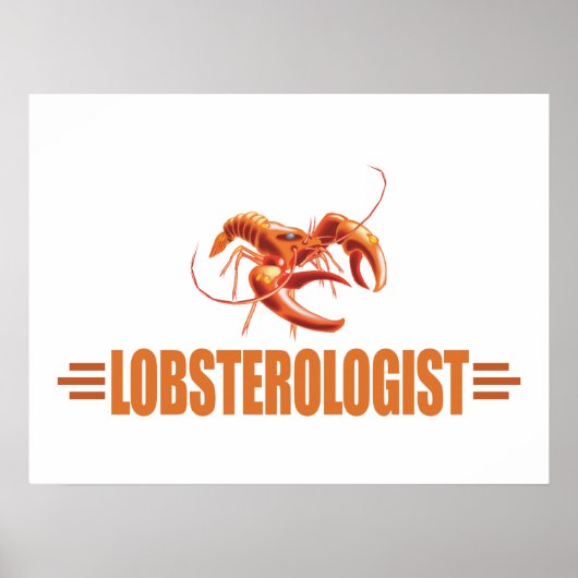 Funny Lobster Poster (Vorne)