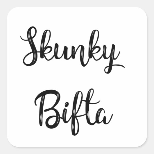 Funny Local Geordie Newcastle upon Tyne Sprichwort Quadratischer Aufkleber (Vorderseite)