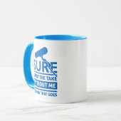 Funny Location Sound Recordiment Zitat Tasse (Vorderseite Links)