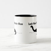Funny Loch Ness Monster Mama Custom Zweifarbige Tasse (Mittel)
