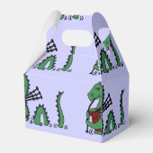 Funny Loch Ness Monster spielt Bagpipe Geschenkschachtel (Rückseite)