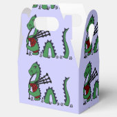 Funny Loch Ness Monster spielt Bagpipe Geschenkschachtel (Geöffnet)