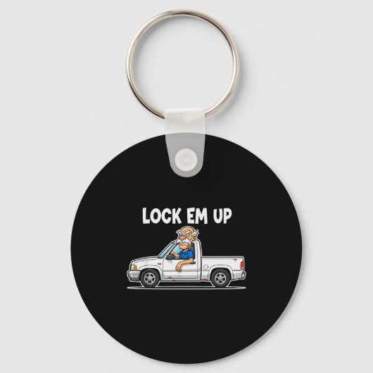 Funny Lock Em Up Private Property  Schlüsselanhänger (Vorderseite)