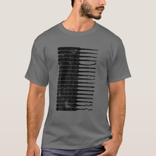 Funny Locksmith Art Men Vater Lock Picktools Schlü T-Shirt (Vorderseite)