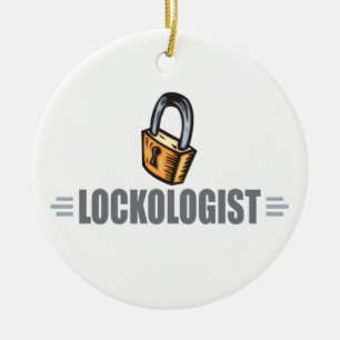 Funny Locksmith Keramikornament