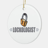 Funny Locksmith Keramikornament (Links)