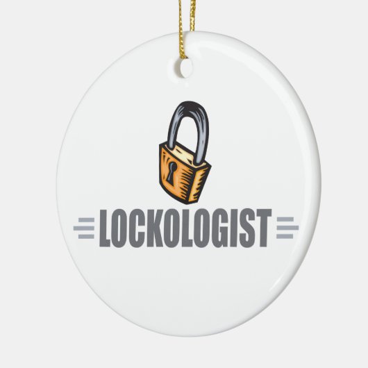 Funny Locksmith Keramikornament (Links)
