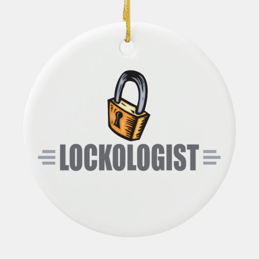 Funny Locksmith Keramikornament (Hinten)
