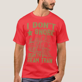Funny Locomotive Graphic Railroad and Train Lovers T-Shirt