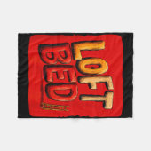 Funny loft bed speech costume  fleecedecke (Vorderseite (Horizontal))