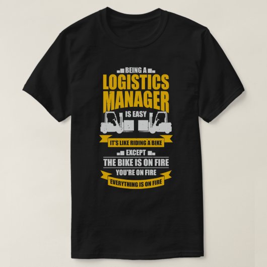 Funny Logistics Warehouse Manager - Geschenk T-Shirt (Design vorne)