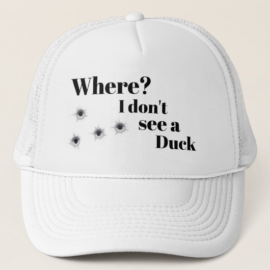 Funny LOL Jagen, WO ICH KEINEN KAUM SEHE Truckerkappe (Vorderseite)