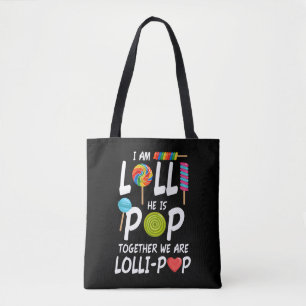 Funny Lolli und Pop Grandelterns Nickname Geschenk Tasche