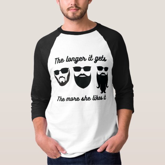 Funny Long Beard Shirt (Vorderseite)