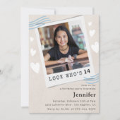 Funny Look, der die Einladungen zum 14. (Vorderseite)