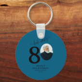 Funny Look Whos 80 Stylish 80th Birthday Schlüsselanhänger (Vorderseite)