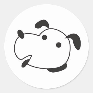 Funny Looking Dog Sticker