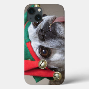Funny looking pug with tongue hanging out Case-Mate iPhone hülle