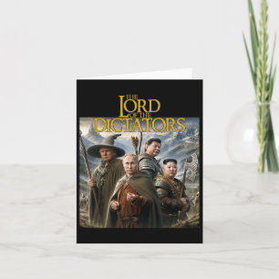 Funny Lord Dictators Anti Putin Trump Kim Jong-un Karte