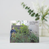 Funny Los Angeles Postcard! Postkarte (Stehend Vorderseite)