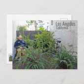 Funny Los Angeles Postcard! Postkarte (Vorne/Hinten)