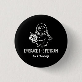 Funny Lost Greenland Penguin Embrace the Wrong Way Button