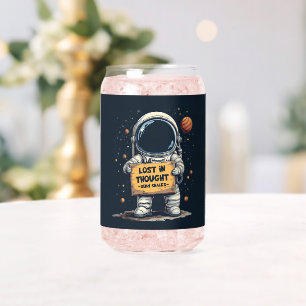 Funny Lost in Thought Astronaut Space Illustration Dosenglas