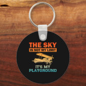 Funny Lot Design For Men Women Aviation Airplane L Schlüsselanhänger (Vorderseite)