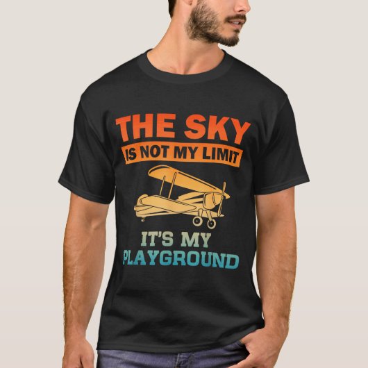 Funny Lot Design For Men Women Aviation Airplane L T-Shirt (Vorderseite)