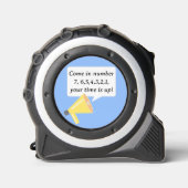 Funny Loudspeak Numbers Spaß Quote Measurement Maßband (Vorderseite)