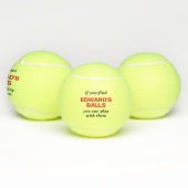 Funny Love Ball Zitat mit Personalisiertem Namen (Multi)