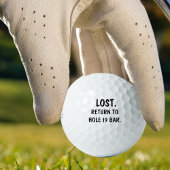 Funny Love Golf Ball