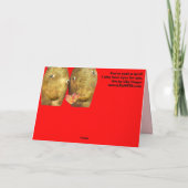 Funny Love Potatoes Valentine Card Feiertagskarte (Rückseite)