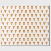 Funny Löwe Cartoon Geschenkpapier (Flach)