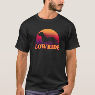 Funny Lowride Dackel Dackel Wurst Hunde Rasse O T-Shirt
