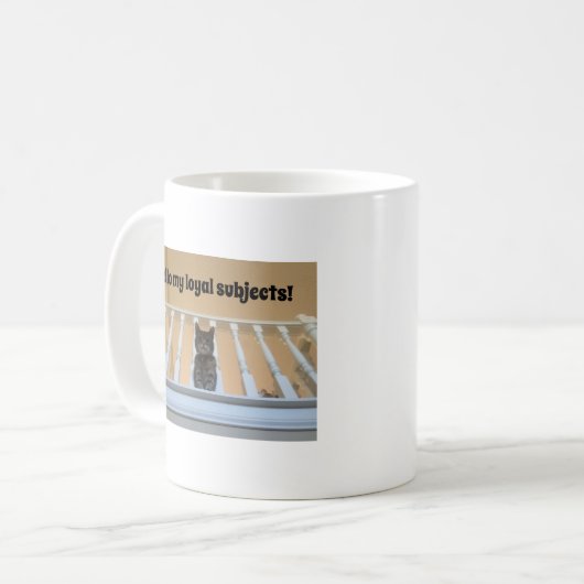 Funny Loyal Subjects Cat Kaffeetasse (Vorderseite Links)
