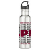 Funny LPN Alert Custom CNA/MD/EMT/PA/RN/RT/NP Edelstahlflasche (Vorderseite)