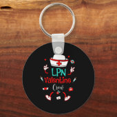 Funny Lpn Valentines Day Nurse Crew Family Group N Schlüsselanhänger (Vorderseite)