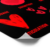 Funny Lsp Speech Language Pathologist Valentines Poster (Ecke)