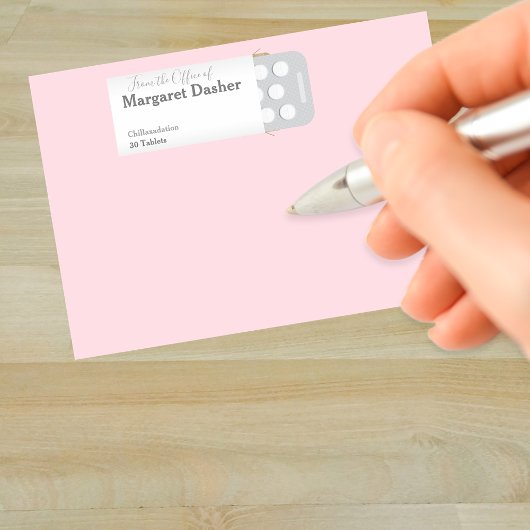 Funny Lt Pink Chillaxadation 30 Tablettenpackung Post-it Klebezettel