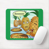 Funny LTCartoons Pineapple Pizza Comic Mousepad (Mit Mouse)
