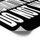 Funny Lucky Badminton Shirt nicht wash Zitat Poster (Ecke)