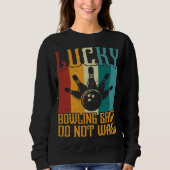 Funny Lucky Bowling Sweatshirt (Vorderseite)
