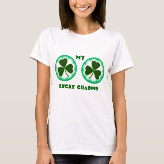 Funny LUCKY CHARMS Lady T - Shirt (Vorderseite)