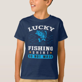Funny Lucky Fischen Shirt nicht waschen T - Shirt