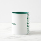 Funny Lucky Irish Kleeblatt St Patricks Day Tasse (Zentrum)