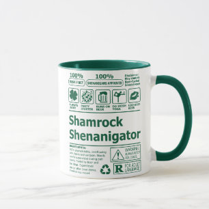 Funny Lucky Irish Kleeblatt St Patricks Day Tasse