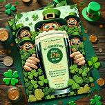 Funny Lucky Leprechauns St. Patrick's Day Party Einladung<br><div class="desc">Die Festgestaltung mit fröhlichen Kobolden und einem übergroßen, frostigen Bier prägt das Wesen des St. Patrick's Day. Ideal für Ihre März 17. Feier, es ist eine Einladung, die verspricht einen Tag voller Spaß, Lachen und viel Glück. Mit einer Touch irischen Charmes werden diese Einladungen sicher Ihre Gäste für die bevorstehenden...</div>