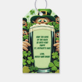 Funny Lucky Leprechauns St. Patrick's Day Party Geschenkanhänger (Vorderseite)