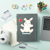 Funny Lucky Oaster Bunny und Heft Sticker (iPad Hülle)